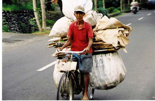 Indo Bali - loaded bike