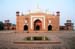 Agra - Taj Mahal mosque brick