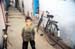 Pushkar - alley kid and bike