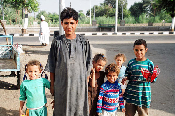 Village - kids in street