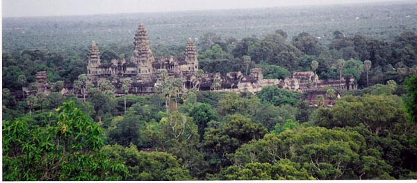 Ankor Wat - aerial view