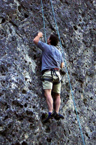 Grassi Lakes - jimmy leg